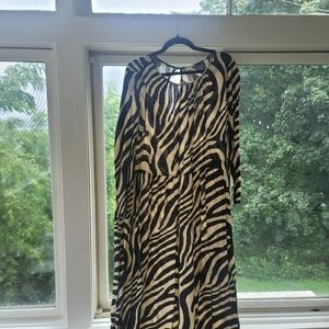H&M print maxi dress XL